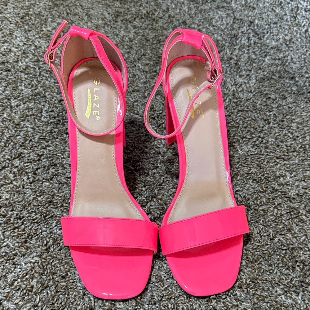 Neon Hot Pink Heels